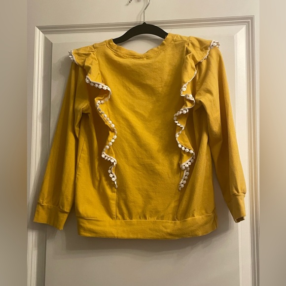 Other - Yellow Ruffle Kids Top